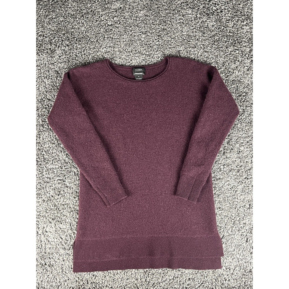 Halogen Cashmere / Wool Blend Sweater Women's Medium (Super Soft) Plum